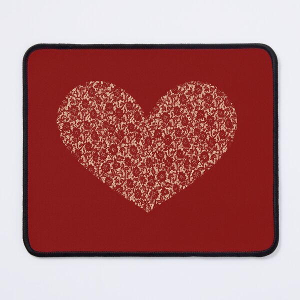 Item preview, Heart Minimalist Vintage White Lace Pattern designed and sold by BrainConstip.