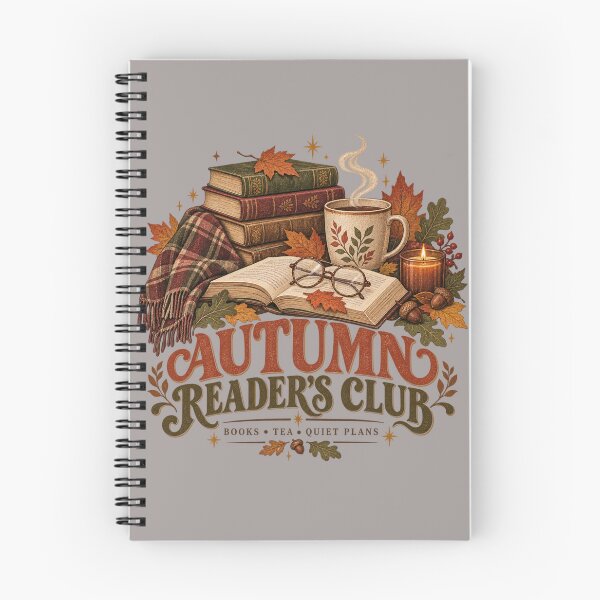 Item preview, Autumn Reader’s Club Vintage Book Lover Design designed and sold by Golden Era Studio.