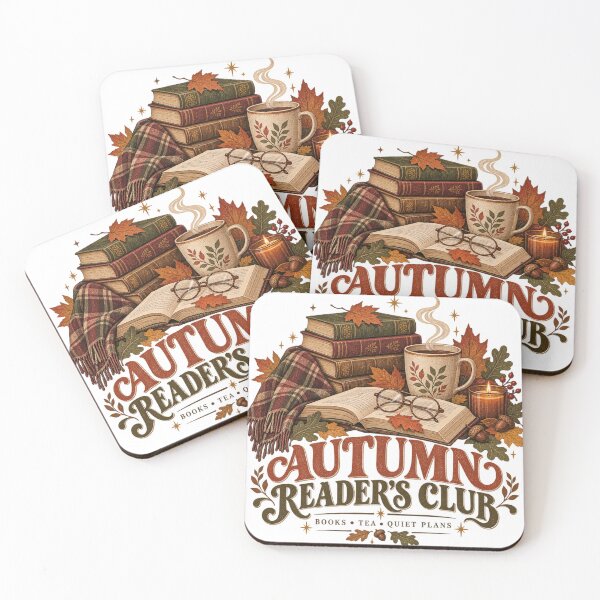 Item preview, Autumn Reader’s Club Vintage Book Lover Design designed and sold by Golden Era Studio.