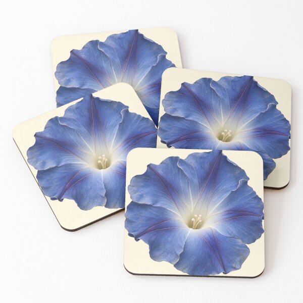 Item preview, Blue Morning Glory Flower Vintage Botanical Art designed and sold by jianina-alondra.