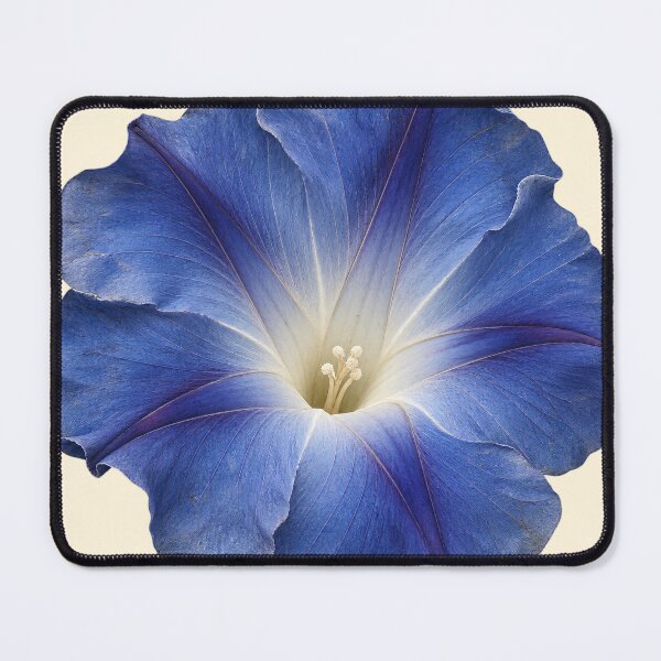 Item preview, Blue Morning Glory Flower Vintage Botanical Art designed and sold by jianina-alondra.