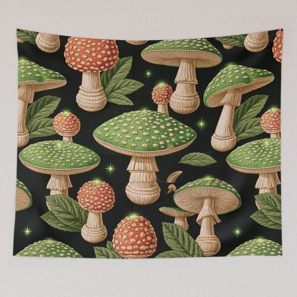 Item preview, Green and Red Cap Shrooms designed and sold by Pixel-Lair.