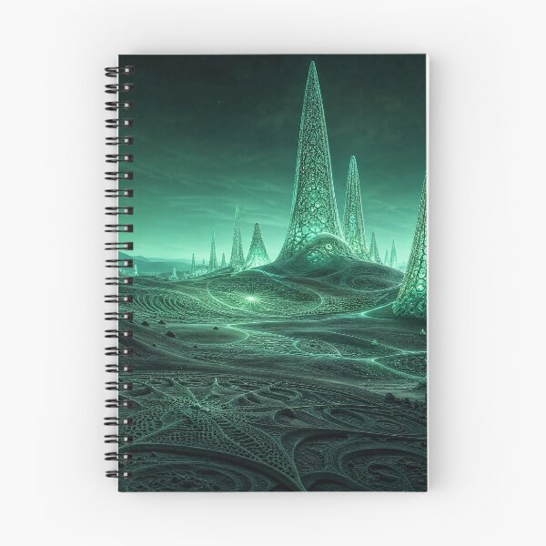 Item preview, Glowing Green Alien Crystal Towers Sacred Geometry | Monkeybusiness designed and sold by monkeybusiness.pt.