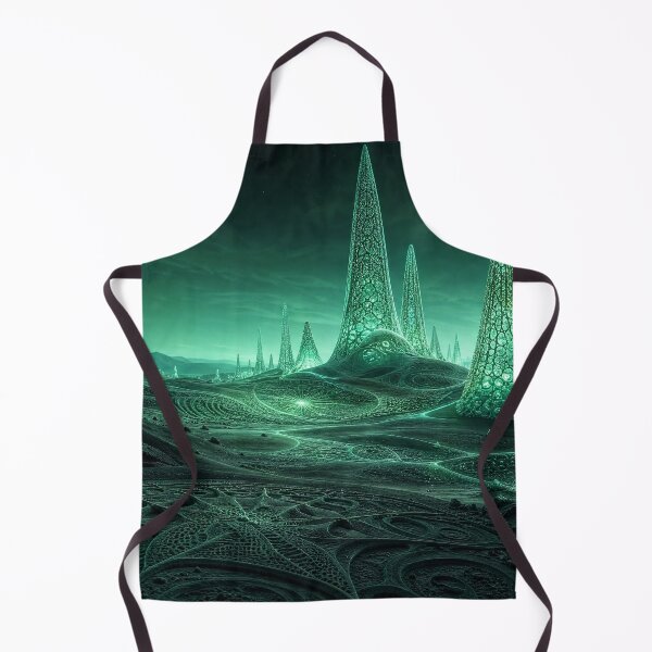 Item preview, Glowing Green Alien Crystal Towers Sacred Geometry | Monkeybusiness designed and sold by monkeybusiness.pt.