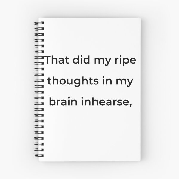 Item preview, “That did my ripe thoughts in my brain inhearse,” - print black designed and sold by ariksworld.
