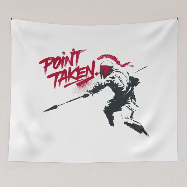 Item preview, Ancient Spartan Hoplite Spear Combat Stencil Art designed and sold by EdvvinStudios.