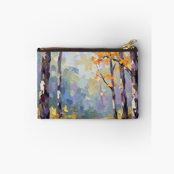 Item preview, Golden Forest Path – Autumn Oil Painting designed and sold by nhk999.