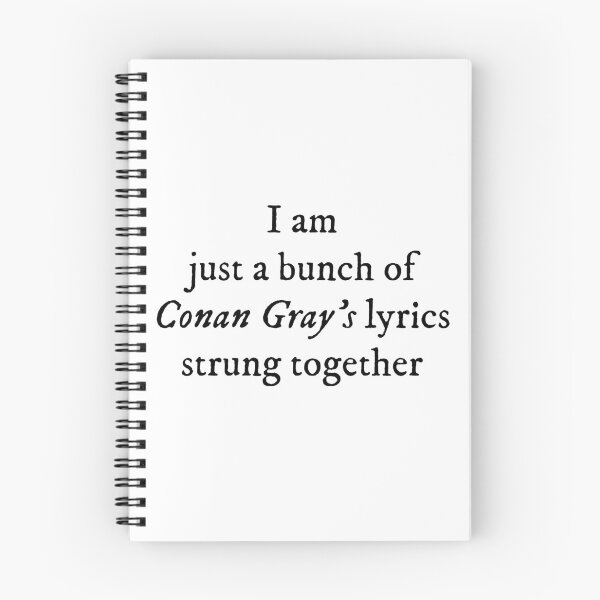Item preview, i am just a bunch of conan gray lyrics designed and sold by heyitsrana.