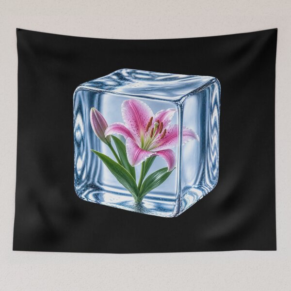 Item preview, Pink Lily Frozen in Ice Cube designed and sold by MichalHau.