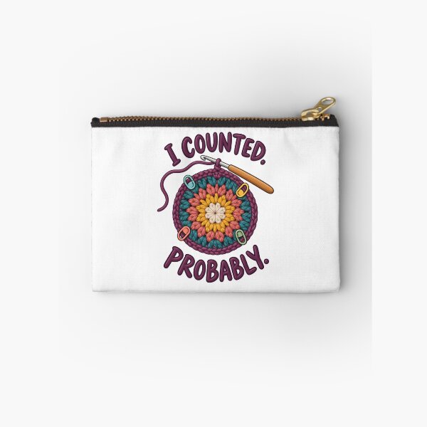 Item preview, Crochet I Counted Probably Fiber Craft Humor designed and sold by Artmares.