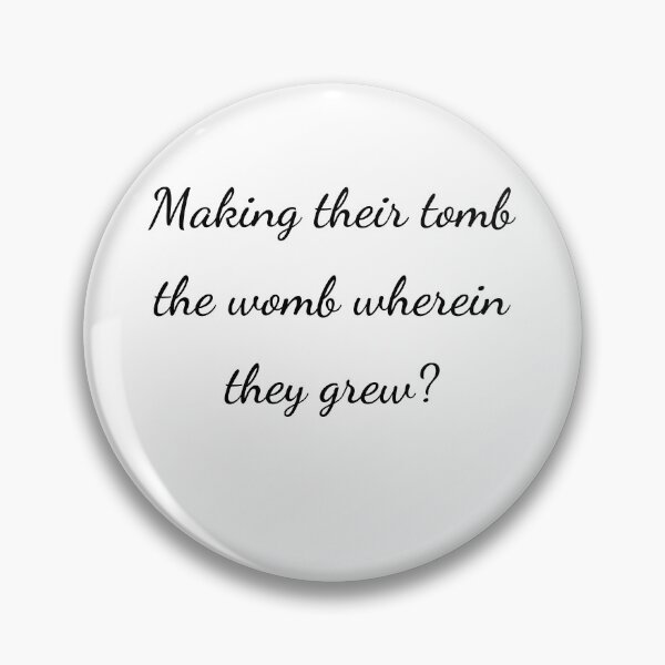 Item preview, “Making their tomb the womb wherein they grew?” - handwriting black designed and sold by ariksworld.