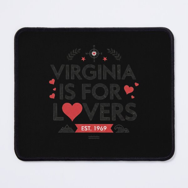 Item preview, Virginia Is For Lovers Est 1969 Heart Compass Slogan designed and sold by Dravienart.
