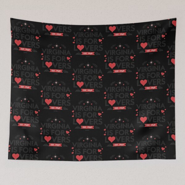 Item preview, Virginia Is For Lovers Est 1969 Heart Compass Slogan designed and sold by Dravienart.