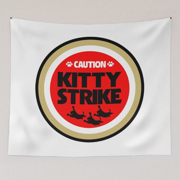 Item preview, Caution! Kitty Strike Parody Art Nº 2 designed and sold by San Studios Co..
