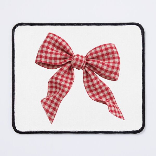 Item preview, Red Gingham Bow Coquette Aesthetic designed and sold by jianina-alondra.
