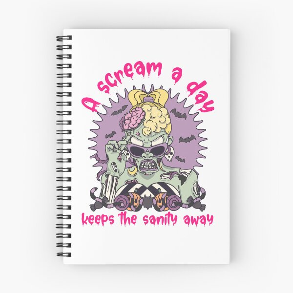 Item preview, A Scream A Day Keeps The Sanity Away - Zombie Diva designed and sold by chatzous.