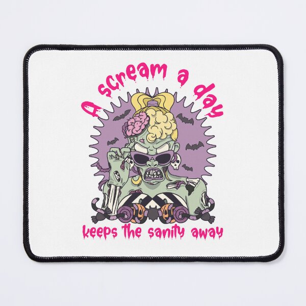 Item preview, A Scream A Day Keeps The Sanity Away - Zombie Diva designed and sold by chatzous.