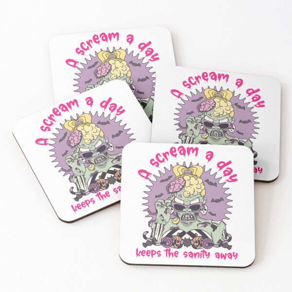Item preview, A Scream A Day Keeps The Sanity Away - Zombie Diva designed and sold by chatzous.