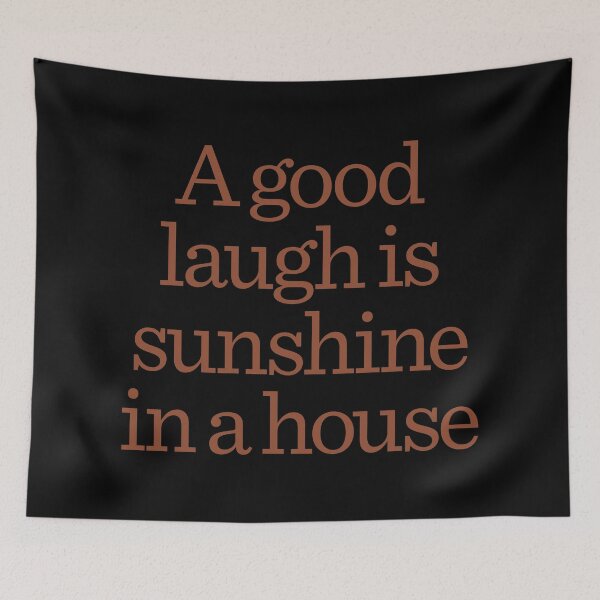 Item preview, A good laugh is sunshine in a house. v.2 designed and sold by x1brett.