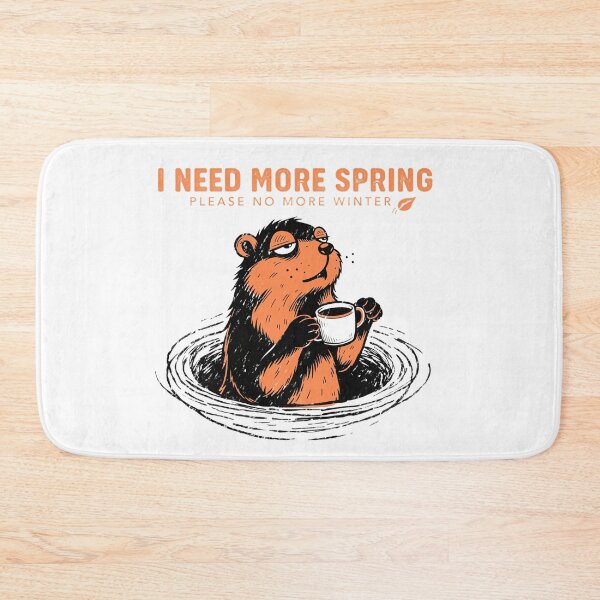 Item preview, Funny Groundhog I Need More Spring Vintage Art designed and sold by DariaOltes.