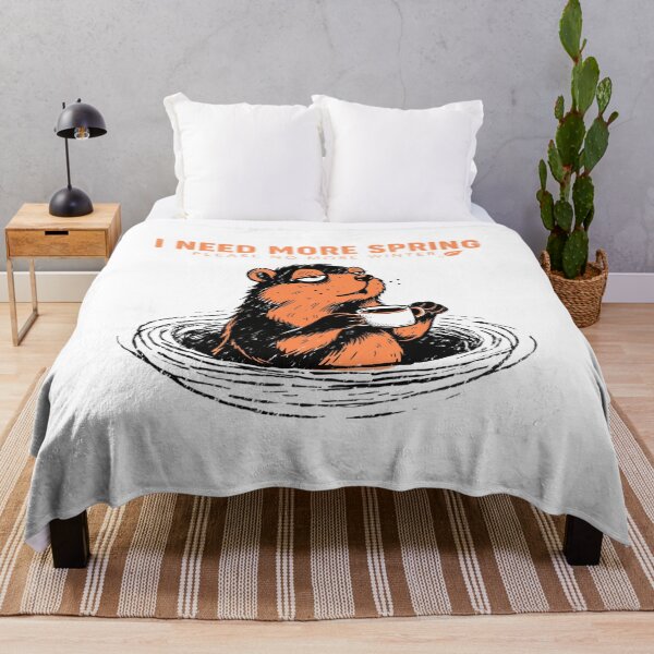 Item preview, Funny Groundhog I Need More Spring Vintage Art designed and sold by DariaOltes.