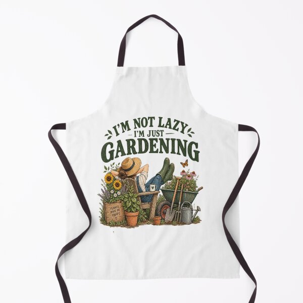 Artikelvorschau, Ich bin nicht faul, ich gärtnere nur – Lustiges Gärtner-Vintage-Design entworfen und verkauft von KhadijaArt ⭐⭐⭐⭐⭐.
