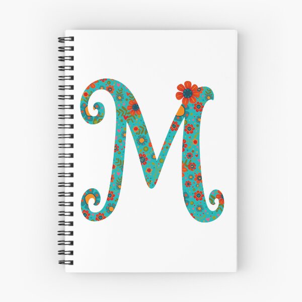 Item preview, Floral Letter M – Colorful Personalized Initial Sticker designed and sold by Inspirivity.