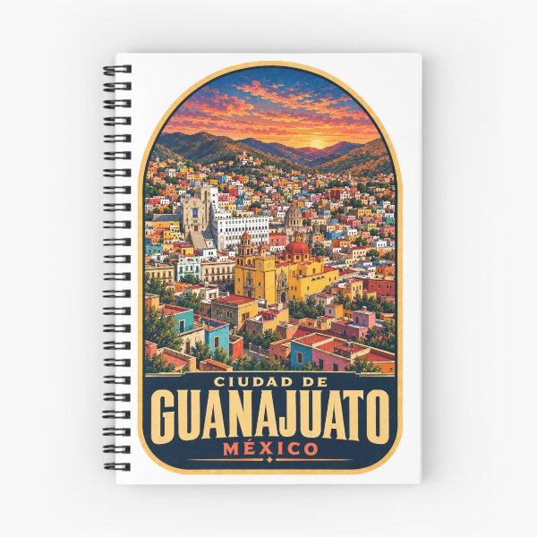 Item preview, Colorful Guanajuato Mexico Panorama designed and sold by BeachWhisper.