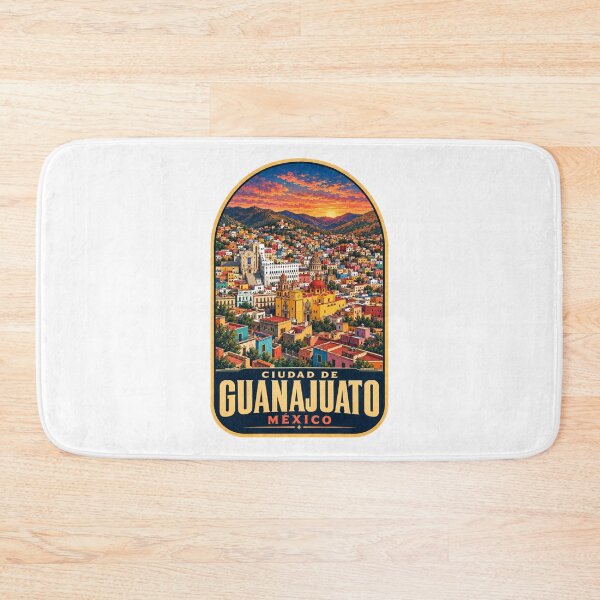 Item preview, Colorful Guanajuato Mexico Panorama designed and sold by BeachWhisper.