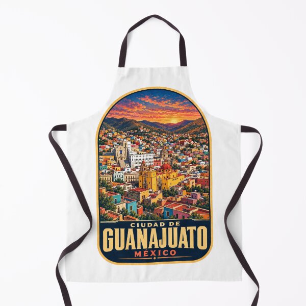 Item preview, Colorful Guanajuato Mexico Panorama designed and sold by BeachWhisper.