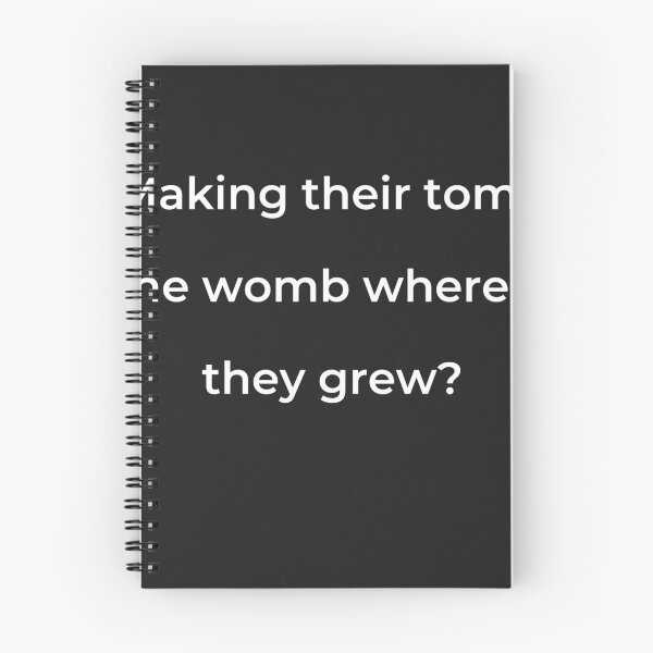 Item preview, “Making their tomb the womb wherein they grew?” - print white designed and sold by ariksworld.
