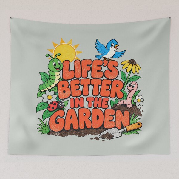 Item preview, Life’s Better in the Garden – Cute Gardening Friends designed and sold by American Fieldmark Studio.