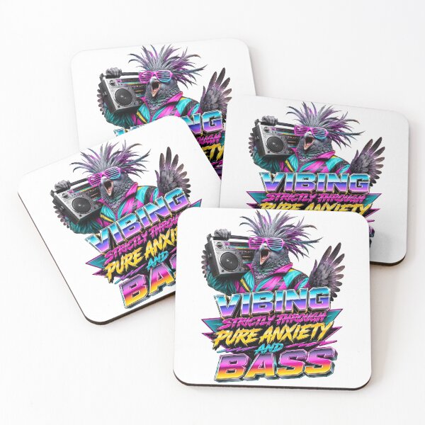 Item preview, Vibing Strictly Through Pure Anxiety And Bass Bird designed and sold by Sovereign Supply Co..