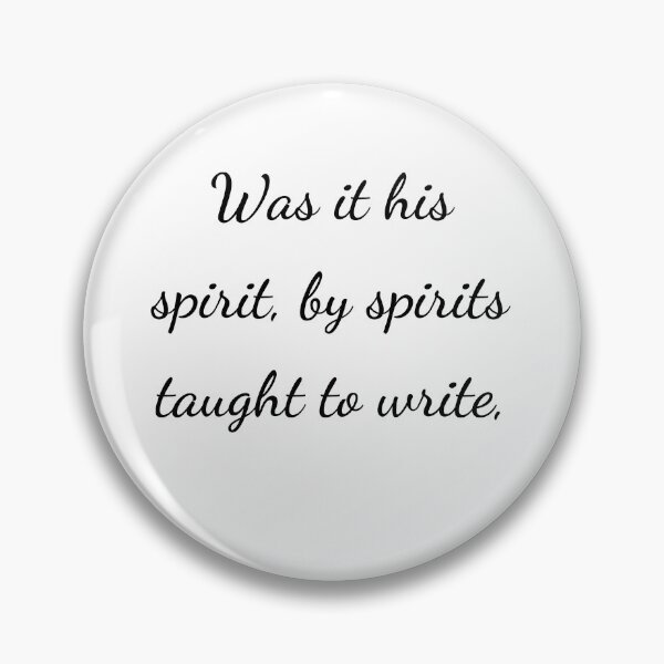 Item preview, “Was it his spirit, by spirits taught to write,” - handwriting black designed and sold by ariksworld.