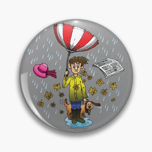 Item preview, Rainy and Windy Autumn Day designed and sold by Restarter.