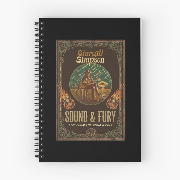Item preview, Sturgill Simpson Sound And Fury Live Anna Nicole Flaming Guitars designed and sold by Dravienart.