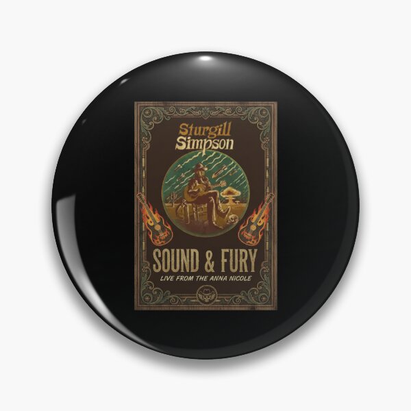 Item preview, Sturgill Simpson Sound And Fury Live Anna Nicole Flaming Guitars designed and sold by Dravienart.