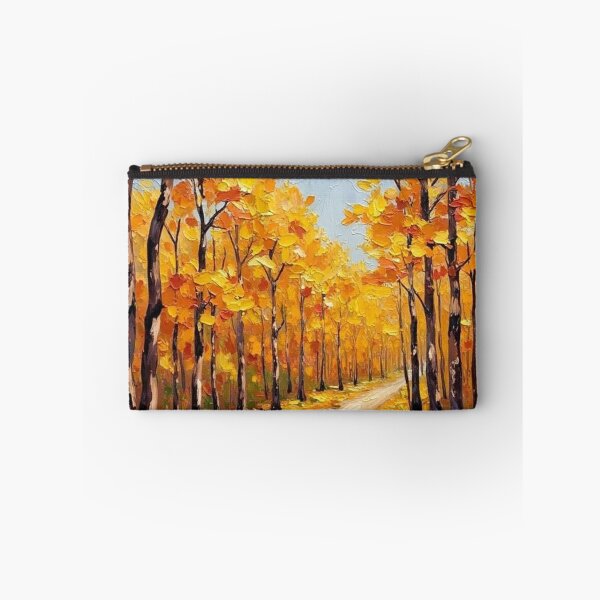 Item preview, Golden Forest Path IV – Autumn Oil Painting designed and sold by nhk999.