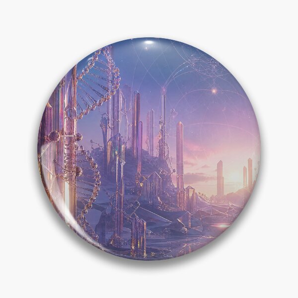 Item preview, Glowing Amethyst Crystal City Sunset Sacred Geometry | Monkeybusiness designed and sold by monkeybusiness.pt.