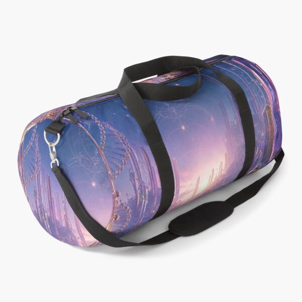 Item preview, Glowing Amethyst Crystal City Sunset Sacred Geometry | Monkeybusiness designed and sold by monkeybusiness.pt.