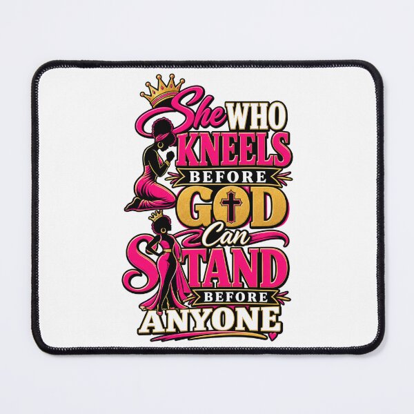 Item preview, She Who Kneels Before God | Christian Prayer Design designed and sold by Divine Boutique.