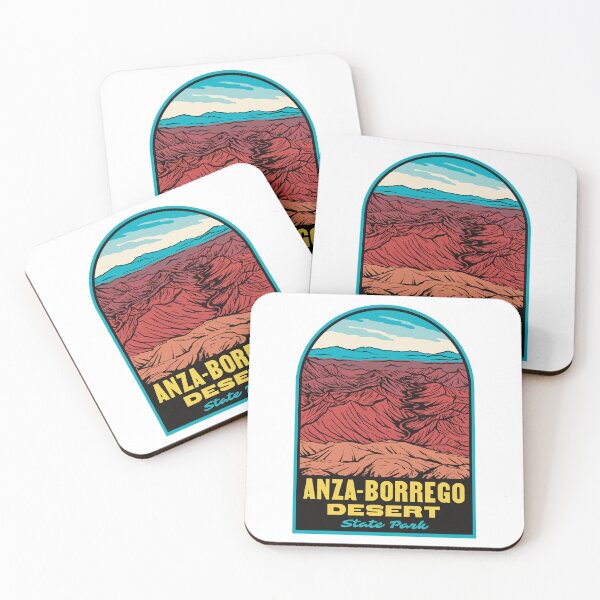 Item preview, Anza-Borrego Desert State Park Retro Travel Illustration designed and sold by HalpinDesign.