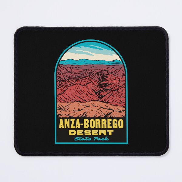 Item preview, Anza-Borrego Desert State Park Retro Travel Illustration designed and sold by HalpinDesign.