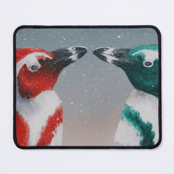 Item preview, Birds interacting in a snowy scene designed and sold by anytka.