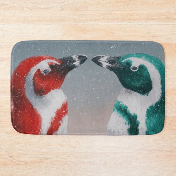 Item preview, Birds interacting in a snowy scene designed and sold by anytka.