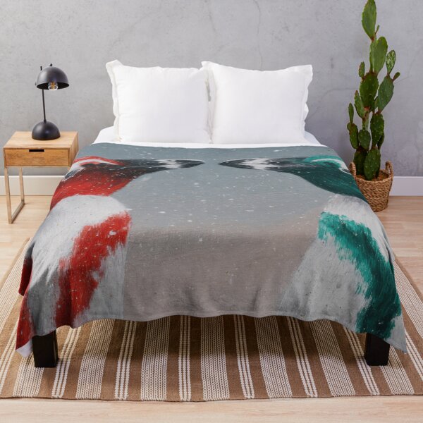 Item preview, Birds interacting in a snowy scene designed and sold by anytka.