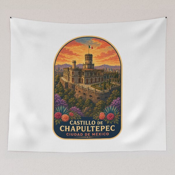Item preview, Castillo de Chapultepec Ciudad de México designed and sold by BeachWhisper.
