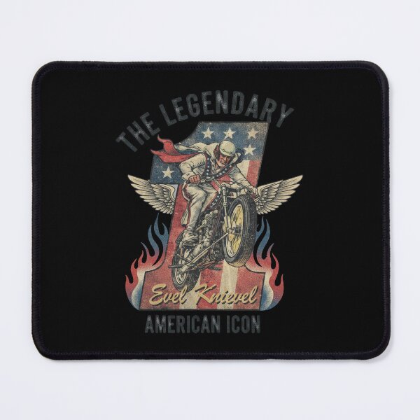 Item preview, The Legendary Evel Knievel American Icon Number One Motorcycle Jump designed and sold by Dravienart.