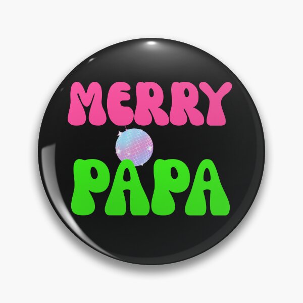 Item preview, Groovy Merry Papa Retro Christmas Matching Family designed and sold by mumchaosdesigns.