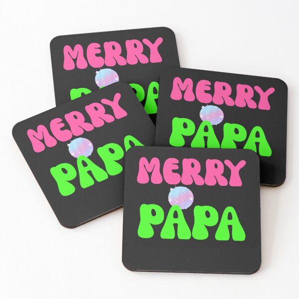 Item preview, Groovy Merry Papa Retro Christmas Matching Family designed and sold by mumchaosdesigns.